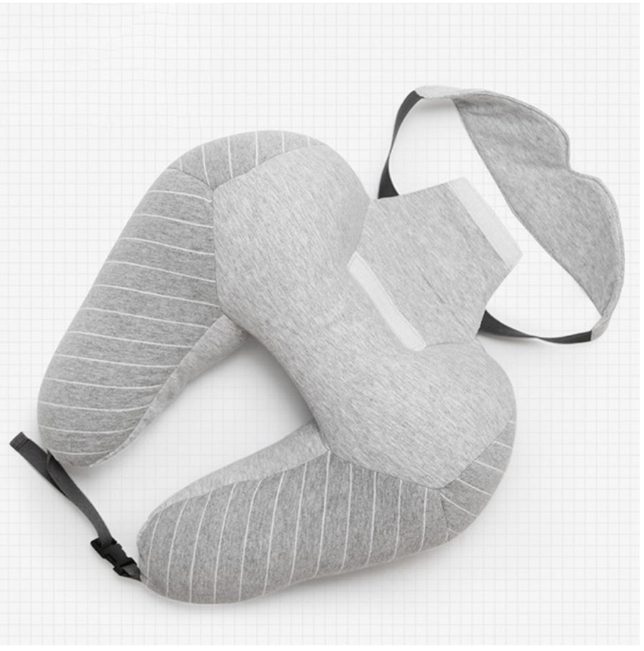 Travel pillow foam particle pillow u-shapedcervical neck pillow lumbar pillow