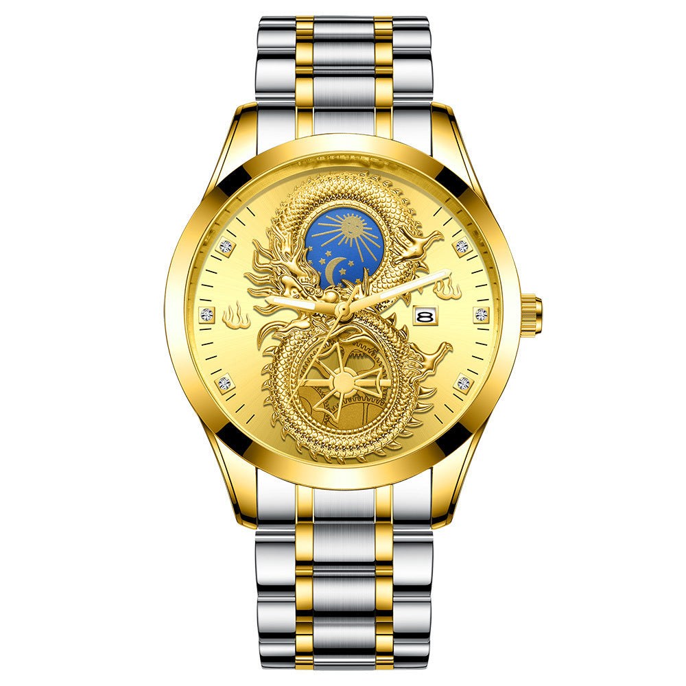 Watch Men's Non-Mechanical Watch Men's Waterproof Couple Watch