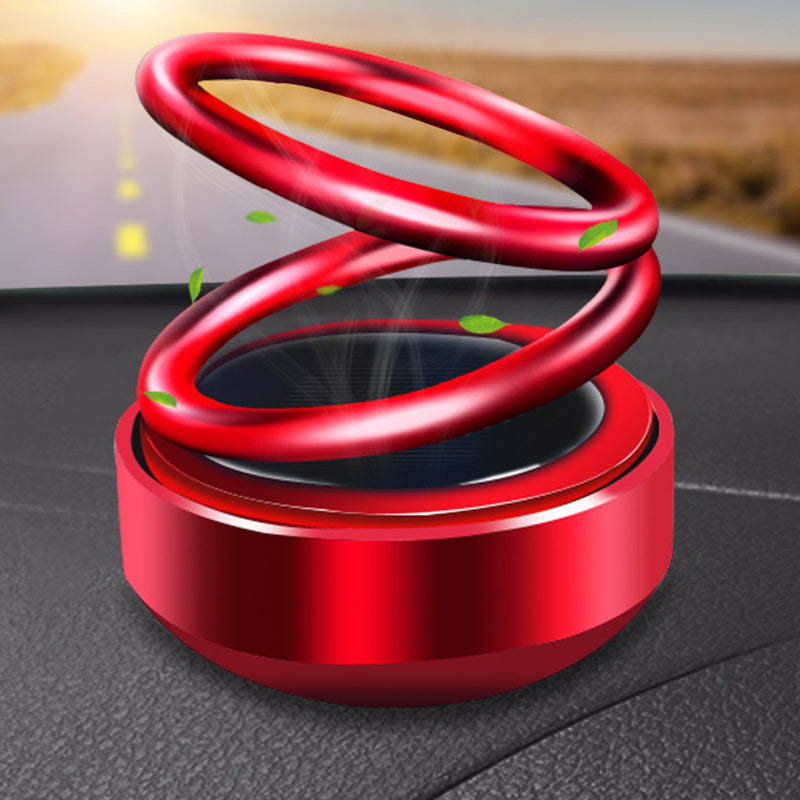 Solar Auto Rotation Car Air Freshener Perfume Seat