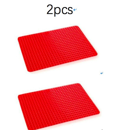 Non-Stick Silicone Pyramid Cooking Mat Baking Mat With Grid Versatile Oven BBQ Cooking Mat Heat-Resistant Mat Kitchen Tools Kitchen Gadgets