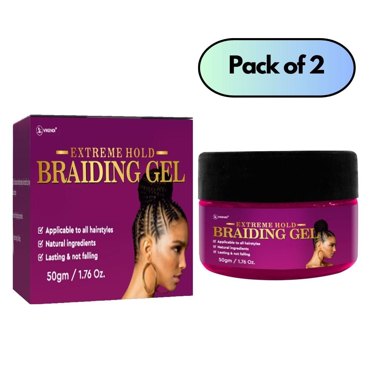 Extreme Hold Braiding Gel 100 grm Pack of 2