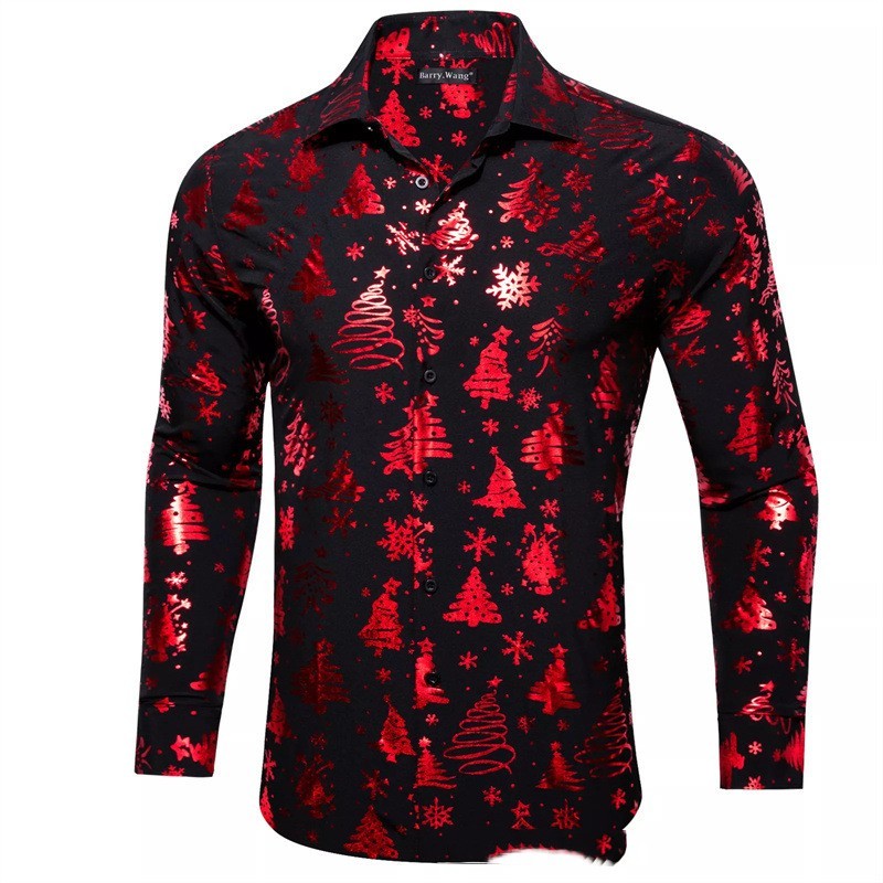 Men's Digital Printing Positioning Casual Shirts