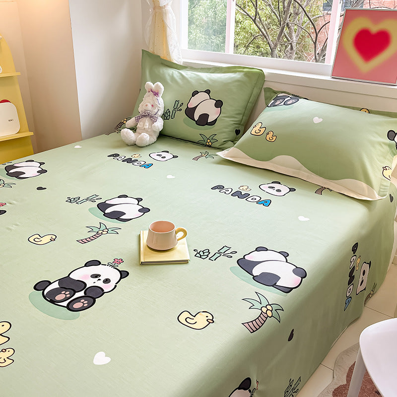 Ins Style Cotton Small Floral Bed Sheet