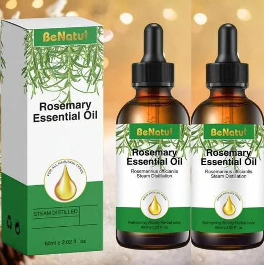 Organic Rosemary Essential Oil for Hair 30ml Pack of 2