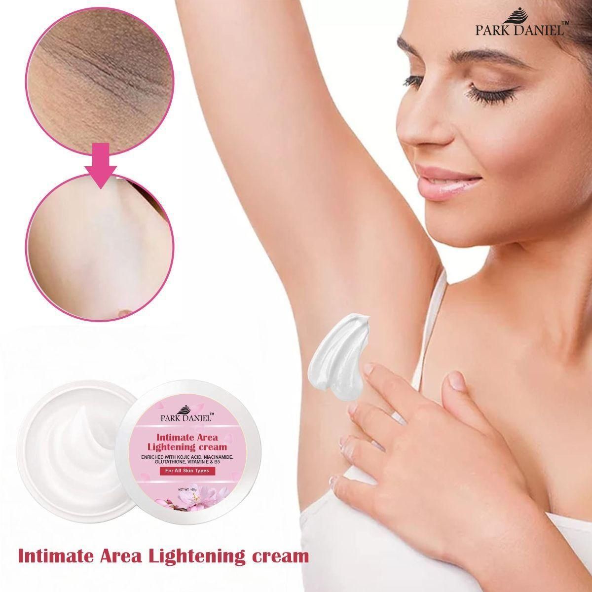 Intimate Area Lightening & Whitening Cream Women & Men Pack of 3 of (100 grams)