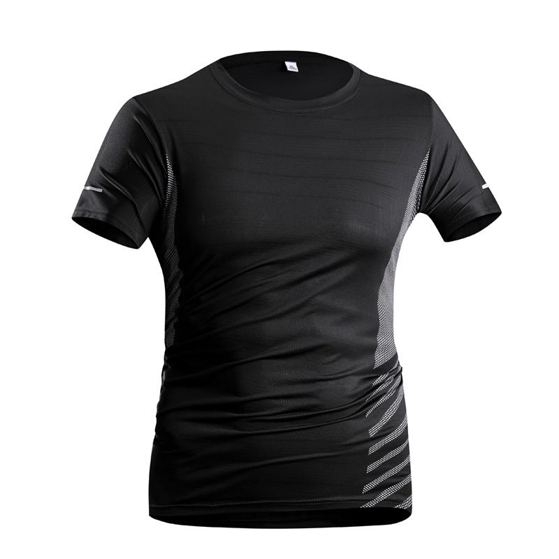 Ice Silk T-shirt Men's Quick-drying T-shirt T-shirt Breathable Trendy Top