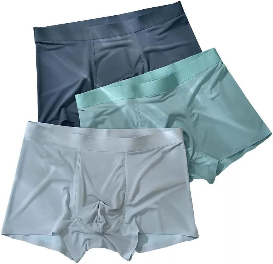 Men's Ice Silk Briefs Boxers Pack of 5