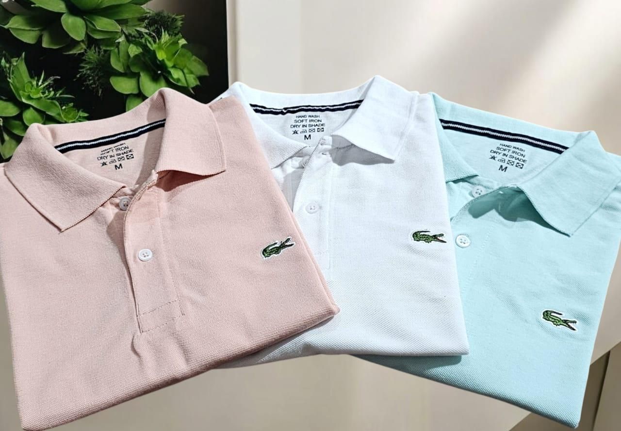 Lacoste Matty Polo T-shirts in Pack Of 3