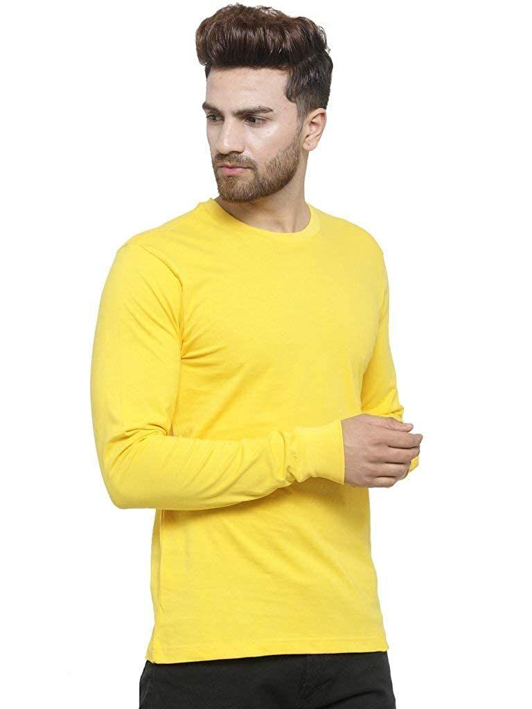 Men's Pack Of 5 Full Sleeves Round Neck T-shirt FDFS5RT1