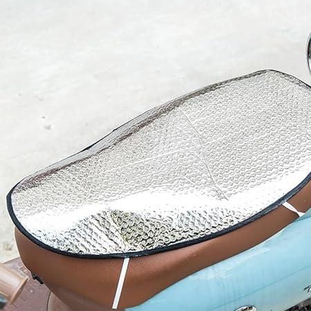 Sun Shade Bike Seat Cover Aluminium Foil for Two-wheelers