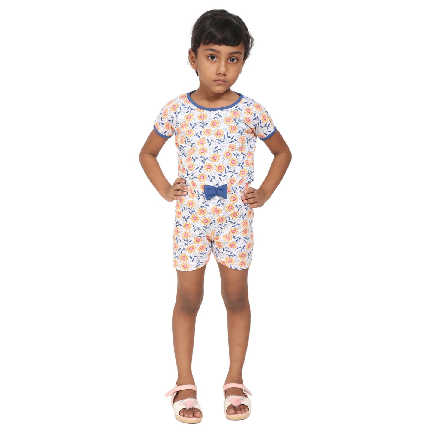 Kids Printed Jumpsuit