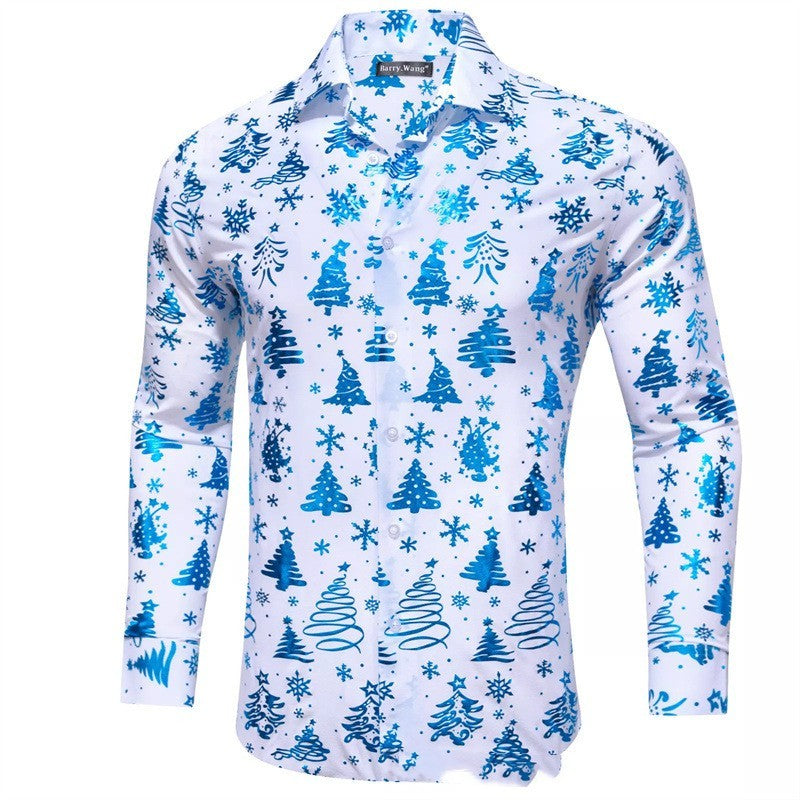 Men's Digital Printing Positioning Casual Shirts