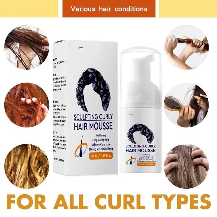 Scupting Curly Hair Mousse 50ML (Pack of 2)