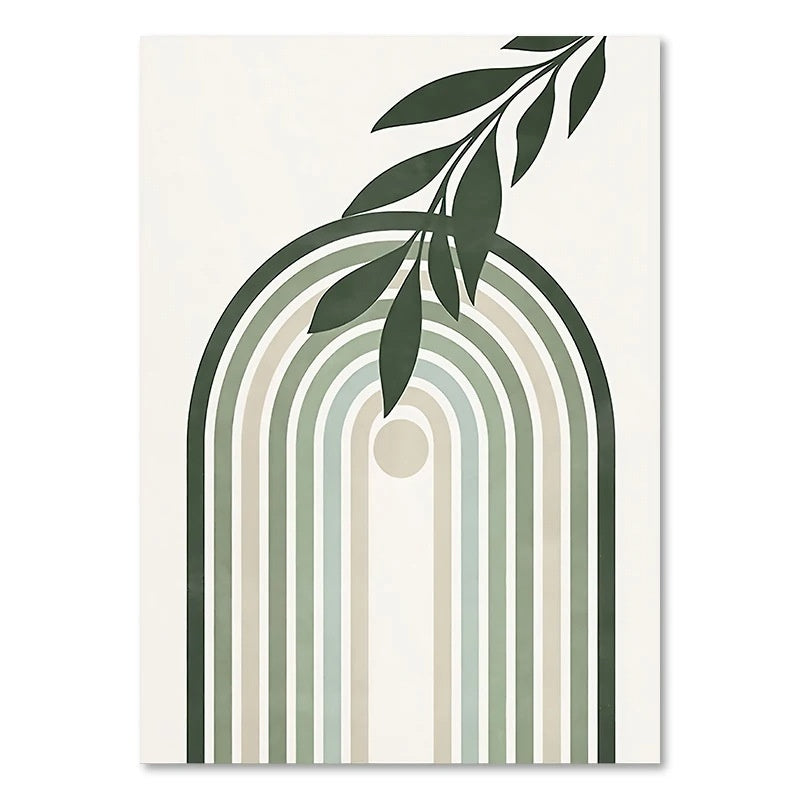 Green Plant Decorative Painting