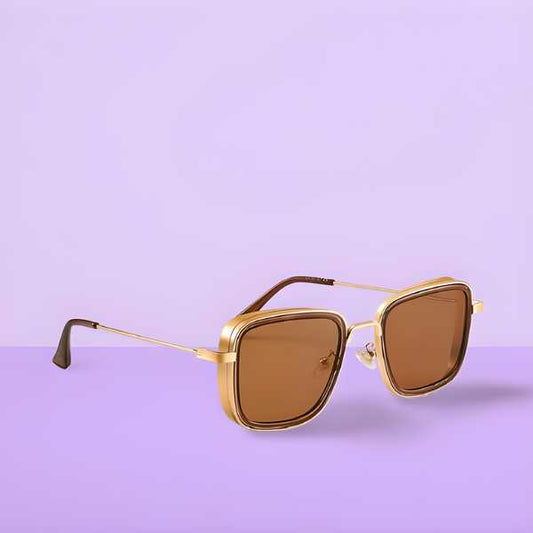 Unisex Free Size Retro Square Sunglasses