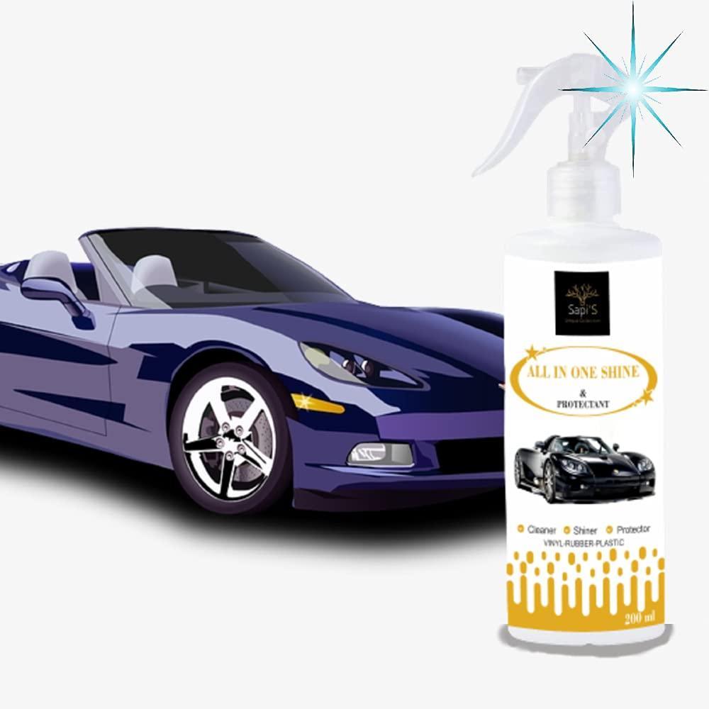 Sapi'S All in One Shine & Protectant Liquid Body Polish to Shine and Protect Vinyl, Rubber and Plastic - 200 ml