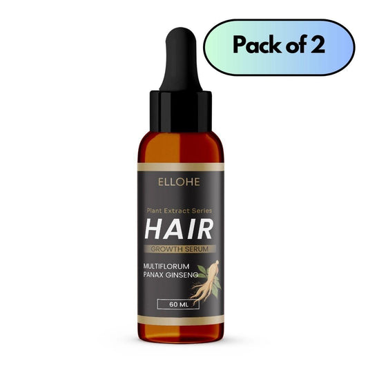 ELLOHE Plant Extract Series Hair Growth Serum 120ml Pack of 2