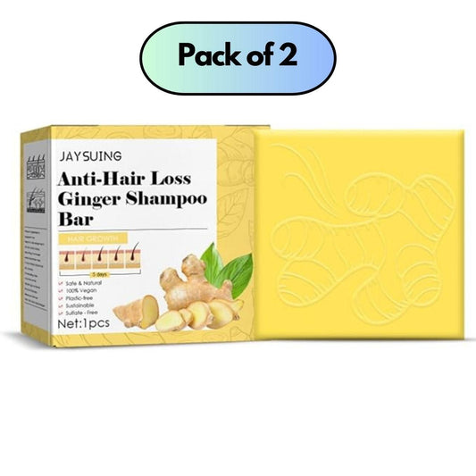 Anti Hair Loss Ginger Shampoo Bar 200 grm Pack of 2