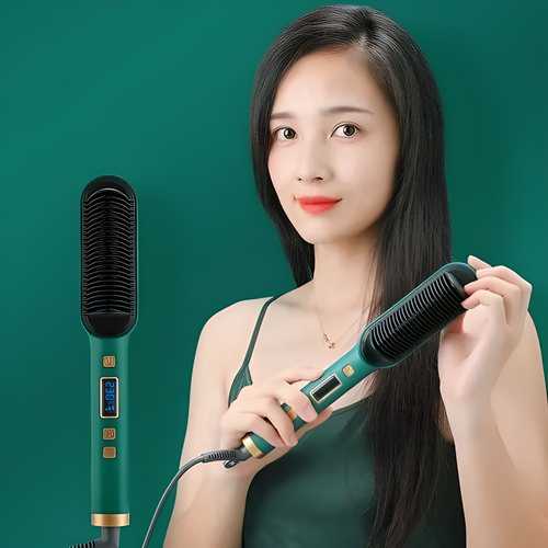 Professional Electric Hair Straightener Comb Brush