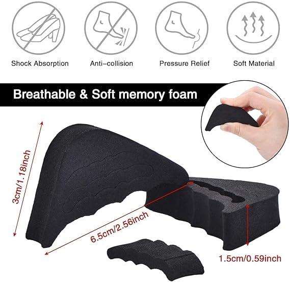 Front Insoles Heel Grips Liner Insert Women High Half Fore foot Toe Plug Cushion Pain Relief Protector Big Shoes