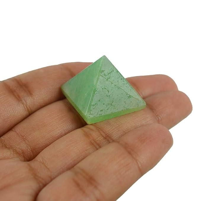 Green Jade Crystal Pyramid