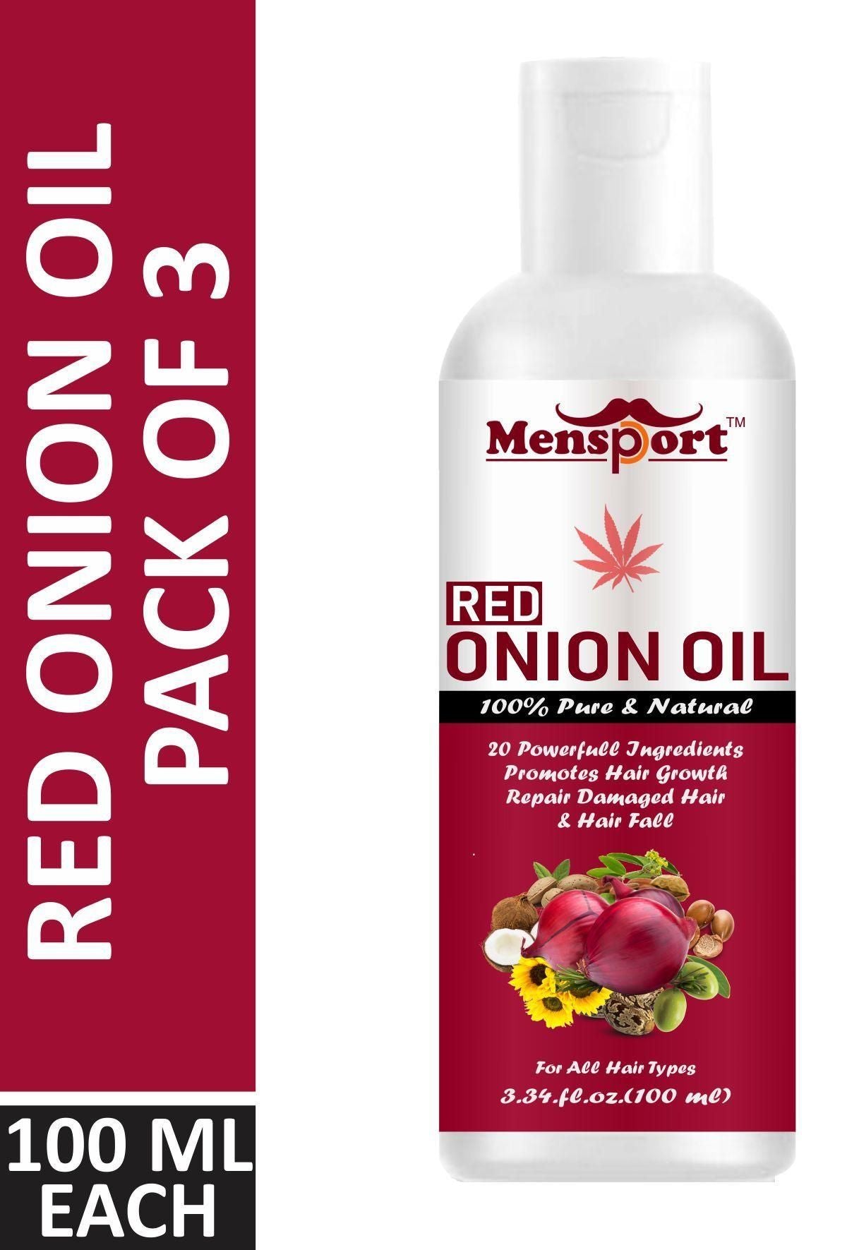 Mensport Red Onion Oil (Pack Of 3)