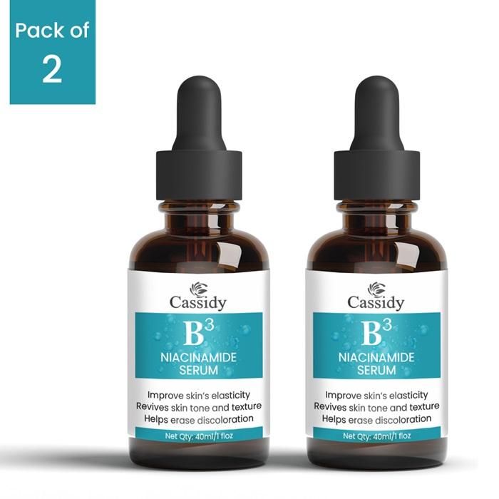 CASSIDY B3 Niacinamide Serum, 40ml (Pack of 2)