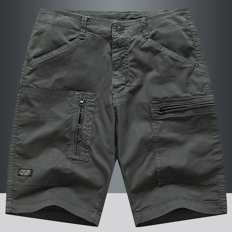 Casual Loose Straight Cargo Shorts Men