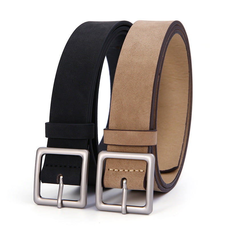 Korean Style Women's Belt All-match Square Buckle