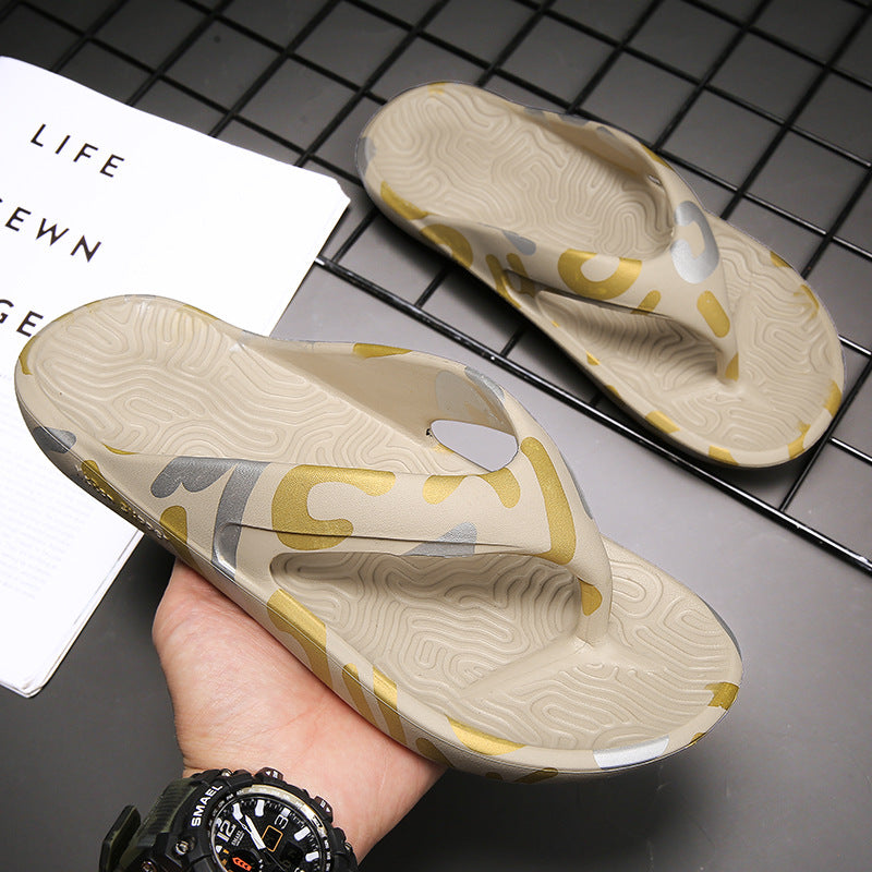 Men's Flip Flops Fashion Outwear Home Bathroom Slippers