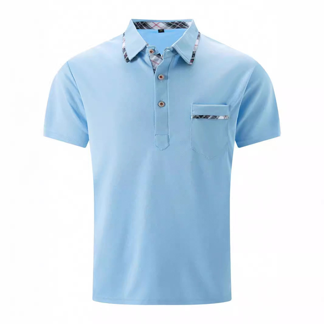 European And American Lapel T-shirt Polo Shirt